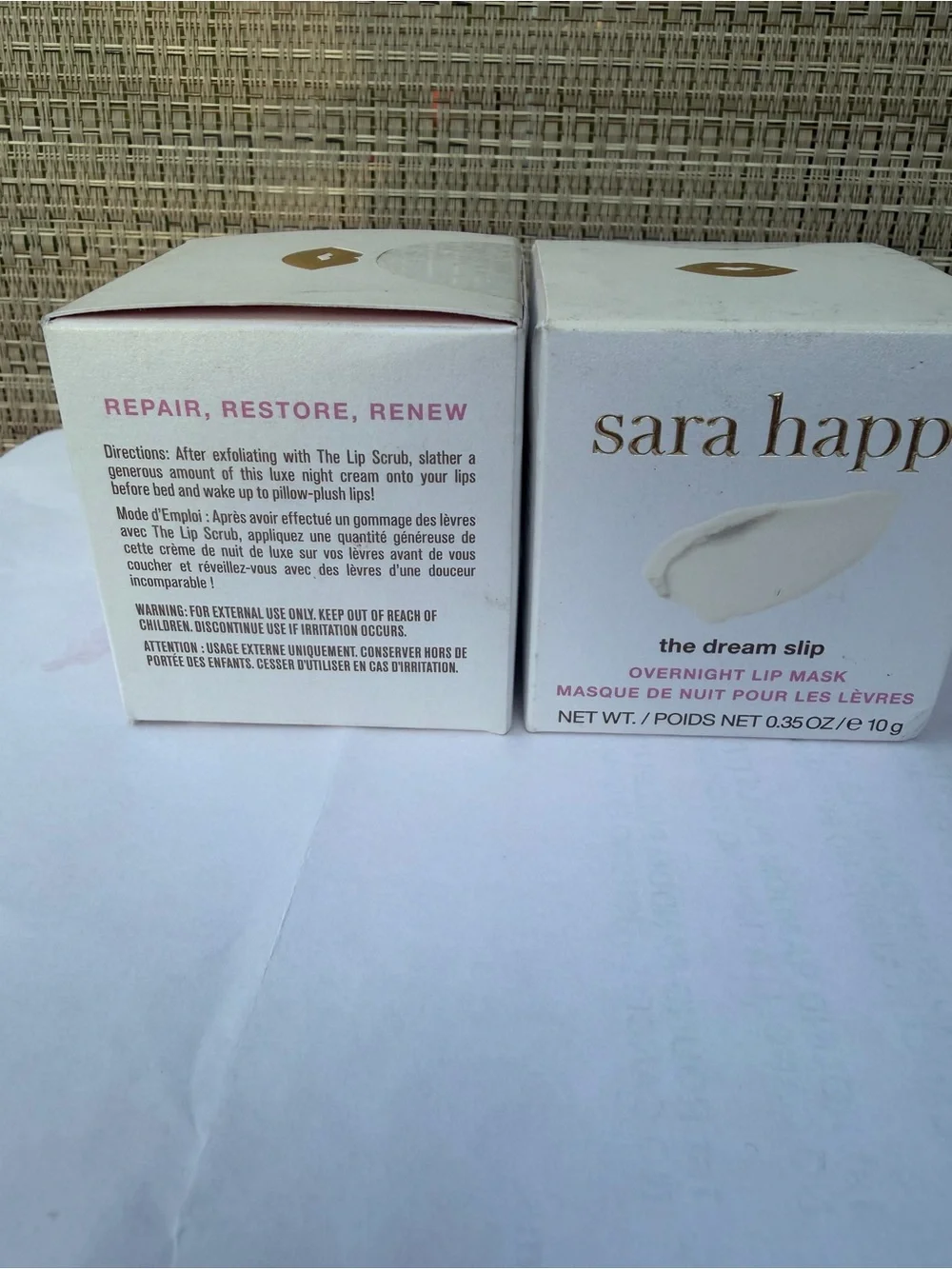 Sara Happ Dream Slip Overnight Lip Mask Duo Set NEW | Luxury Lip Care